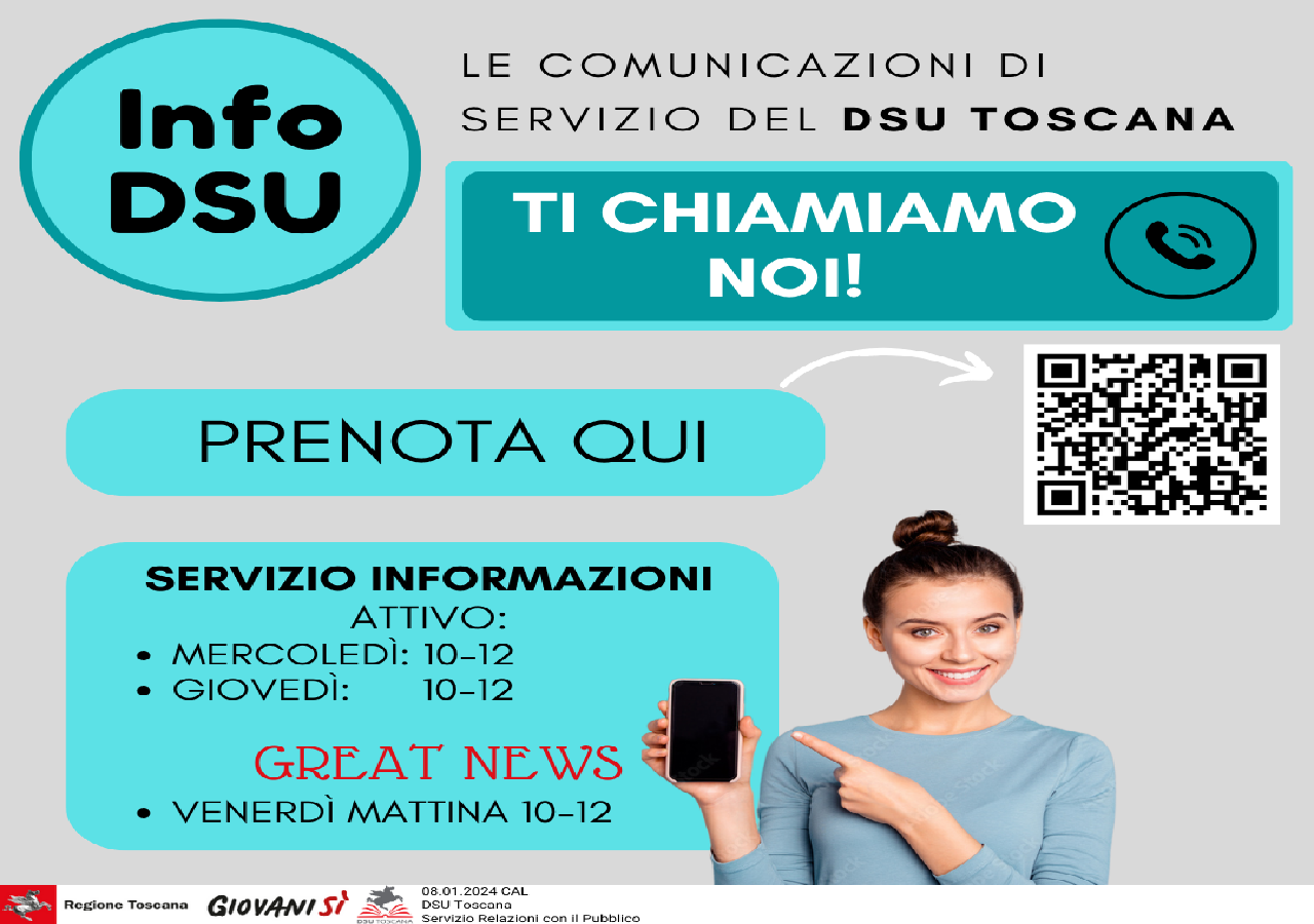 Le  comunicazioni di servizio del DSU Toscana
